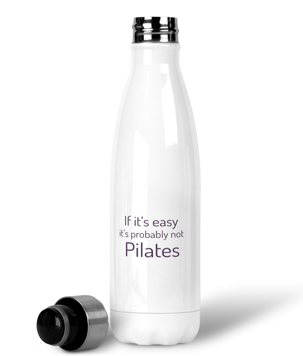 Pilates quote travel bottle