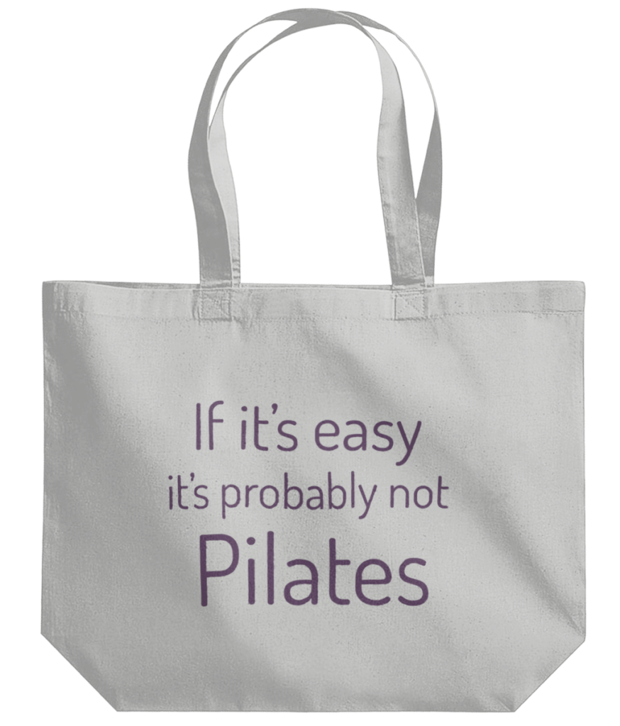 Pilates Is My Happy Hour Canvas Tote, Pilates Tote, Pilates Girl